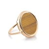 Ginette Ny Disc Ring In Gold