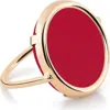 Ginette Ny Disc Ring In Red