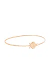 Ginette Ny Medium Wolf 18k Rose Gold Bangle