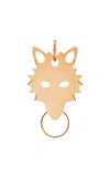 Ginette Ny Wolf 18k Rose Gold Charm