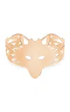 Ginette Ny Wolf 18k Rose Gold Cuff In Gold