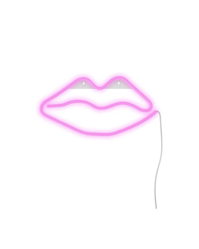 Ginga Lips Lamp In Pink