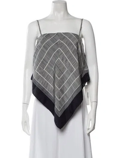 Pre-owned Ginger & Smart Silk Striped Top In Multicolor