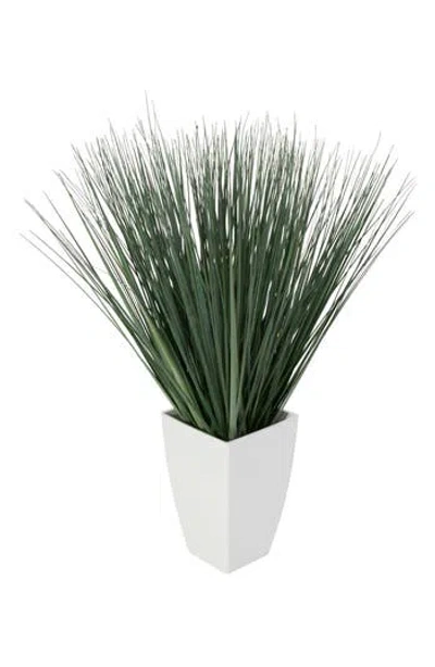 Ginger Birch Studio Artificial Potted Plant In Green
