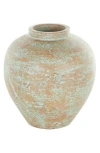 Ginger Birch Studio Brown Ceramic Vase In Brown