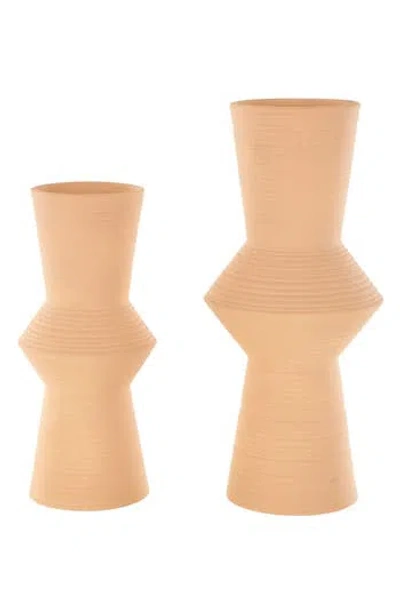 Ginger Birch Studio Brown Ceramic Vase