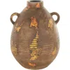 Ginger Birch Studio Brown Ceramic Vase In Brown