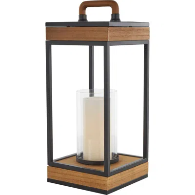 Ginger Birch Studio Brown Metal Candle Lantern