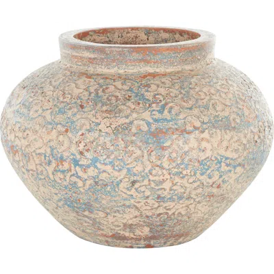 Ginger Birch Studio Ceramic Vase In Beige