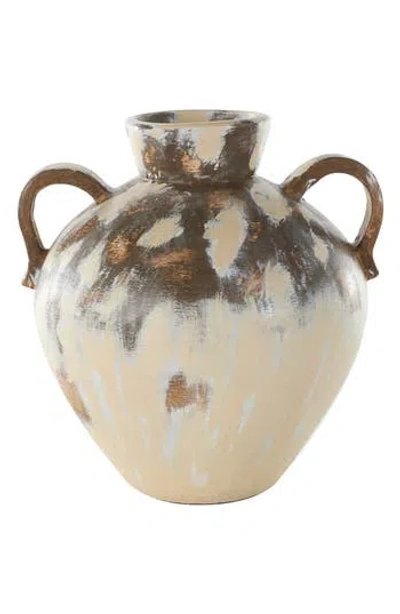 Ginger Birch Studio Cream Ceramic Vase