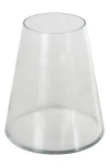 Ginger Birch Studio Glass Candleholder In Clear