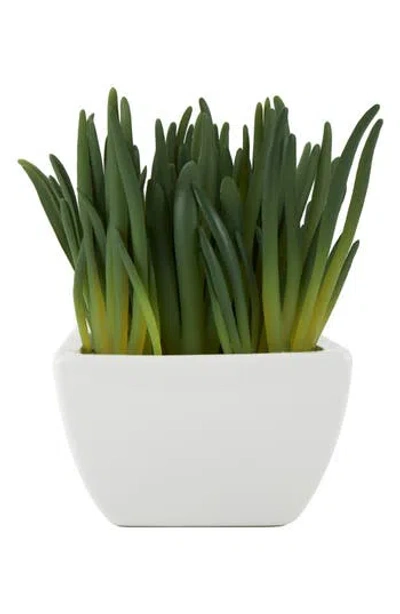 Ginger Birch Studio Green Faux Foliage Artificial Potted Plant
