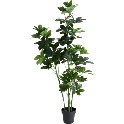 Ginger Birch Studio Green Faux Foliage Potted Artificial Tree