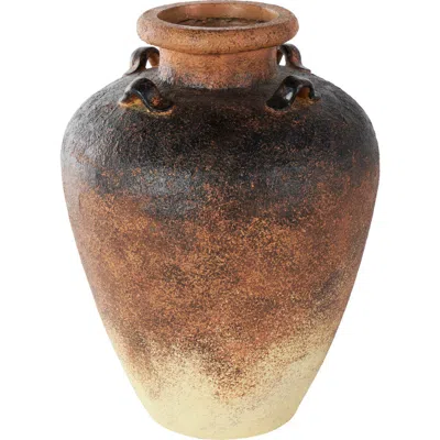 Ginger Birch Studio Oxide Vase In Copper