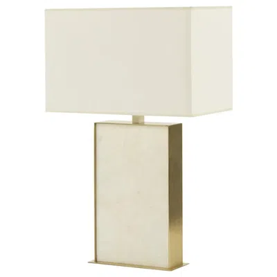 Pre-owned Ginger Brown Table Lamp Circumeo In Rock Crystal And Brass By