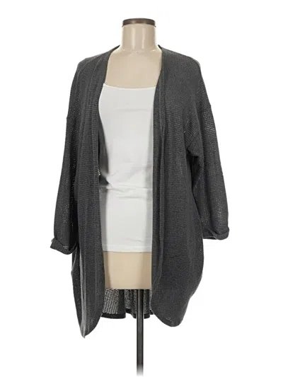 Pre-owned Ginger G Cardigan Sweater In Gray