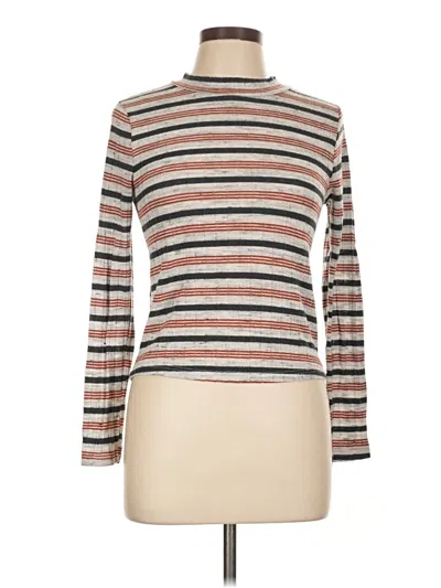 Pre-owned Ginger G Long Sleeve Turtleneck In Brown