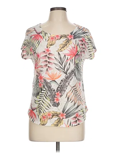 Pre-owned Ginger G Short Sleeve Blouse In Pink