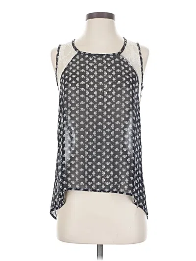 Pre-owned Ginger G Sleeveless Blouse In Silver