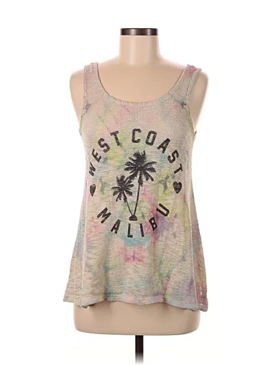 Pre-owned Ginger G Tank Top Pink Strapless Neckline Tops