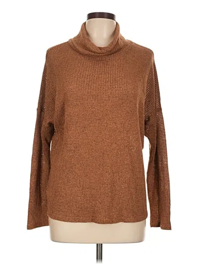 Pre-owned Ginger G Turtleneck Sweater In Brown