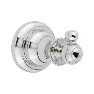 Ginger Pavin Single Robe Hook In Polished Chrome