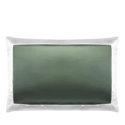 Gingerlily Ashdown Housewife Silk Pillowcase, Standard In Green
