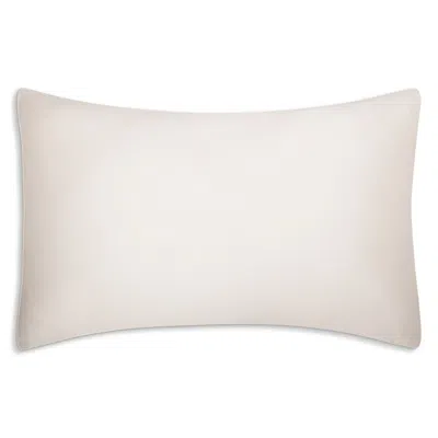 Gingerlily Beauty Box Piped Silk Pillowcase, Standard In Neutral