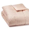 Gingerlily Coral Fern Eiderdown Coverlet, Queen In Pink