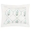 Gingerlily Forget Me Not Silk Oxford Standard Pillowcase In Forget Me Not