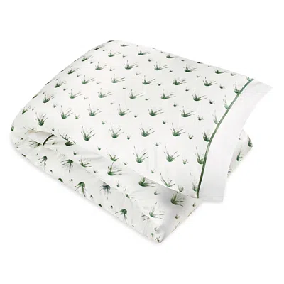 Gingerlily Lily Of The Valley Silk Duvet Cover, Queen In Green