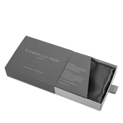 Gingerlily Man Standard Pillowcase In Black