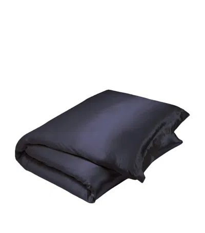 Gingerlily Silk Duvet Cover In Grey
