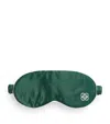 Shop Gingerlily Silk Eye Mask In Green