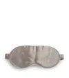 Gingerlily Silk Eye Mask In Grey