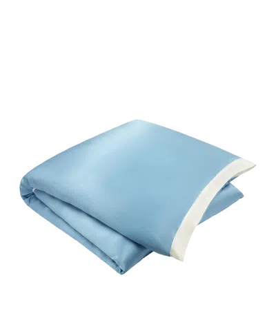Gingerlily Silk King Duvet Cover In Blue