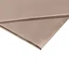 Gingerlily Silk Mocha King/super King Flat Sheet In Brown