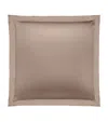 Gingerlily Silk Mocha Square Pillowcase In Brown