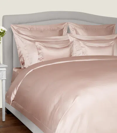 Gingerlily Silk Oxford Pillowcase In Pink