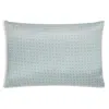Gingerlily Silk Rattan Piped Pillowcase, King In Green