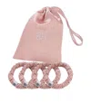 Gingerlily Silk Scrunchies In Pink