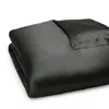 Gingerlily Silk Solid Duvet Cover, King In Black