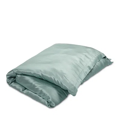 Gingerlily Silk Solid Duvet Cover, King In Green