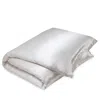 Gingerlily Silk Solid Duvet Cover, King In White