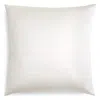 Gingerlily Silk Solid Euro Sham In Ivory