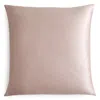 Gingerlily Silk Solid Euro Sham In Vintage Pink