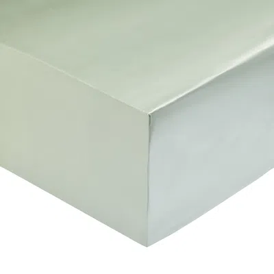 Gingerlily Silk Solid Fitted Sheet, Queen In Green