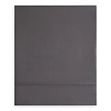Gingerlily Silk Solid Fitted Sheet, Queen In Charcoal