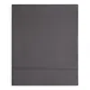 Gingerlily Silk Solid Fitted Sheet, King In Charcoal