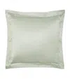Gingerlily Silk Square Oxford Pillowcase In Green